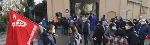 protesta operai Trenitalia