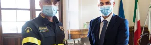 Incontro con il nuovo comandante dei vigili del fuoco di Rimini