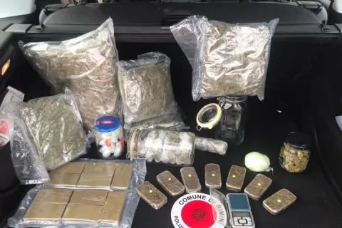 Operazione antidroga polizia locale