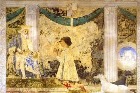 Tempio malatestiano - affresco