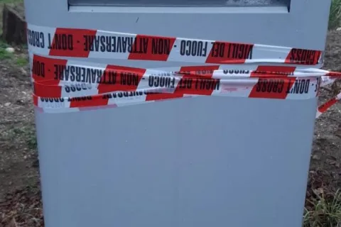 autovelox danneggiato