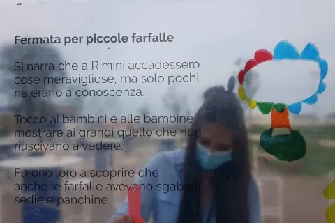 sale d'attesa per farfalle