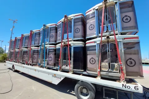 Operazioni di montaggio della ruota panoramica 2021