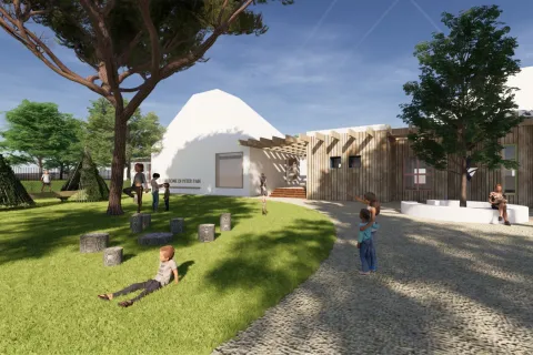 rendering Peter Pan e Galeone Viserba