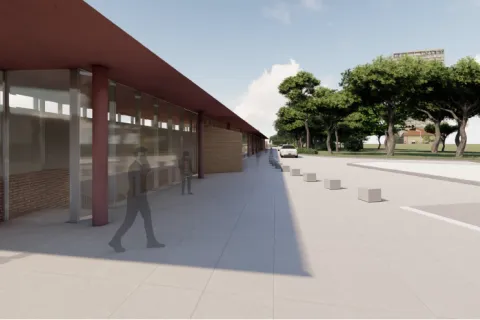 rendering sottopasso stazione