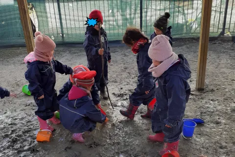 attività in giardino