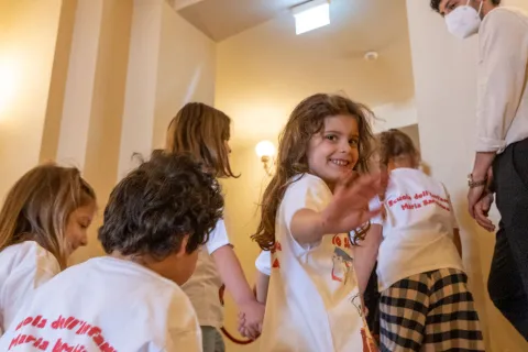 Bambini al teatro Galli
