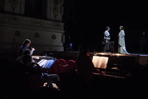 teatro Galli - prove dell'Aroldo