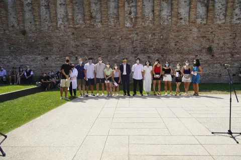 premiazione supermaturi piazza Francesca da Rimini