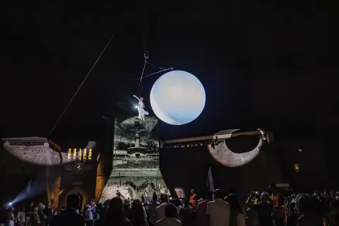 Spettacolo inaugurazione museo Fellini