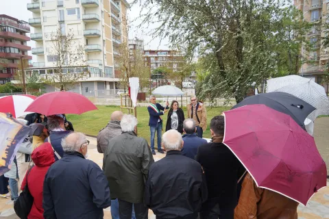 Inaugurazione giardino Arpesella