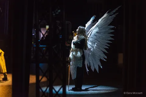 Scene dallo spettacolo il viaggio di G.Mastorna - 2