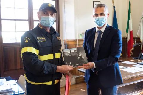 Incontro con il nuovo comandante dei Vigili del Fuoco di Rimini 1
