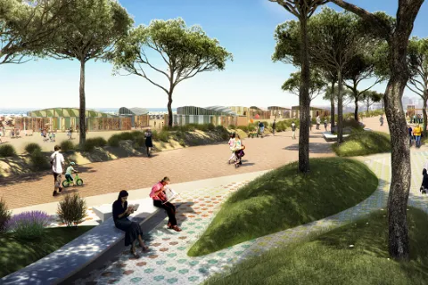 rendering parco del mare