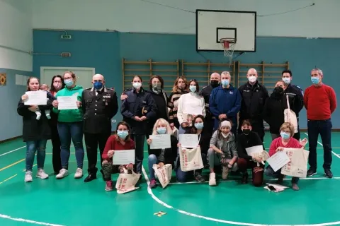 consegna diplomi corso autodifesa