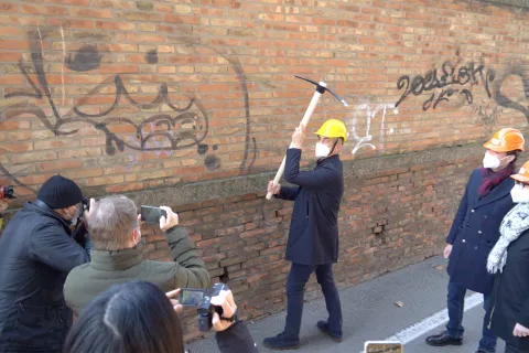 sopralluogo alla stazione lato Via Monfalcone