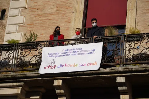 "stop alle bombe sui civili" nella giornata nazionale vittime civili di guerra
