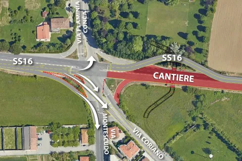 viabilità direzione bellaria riccione