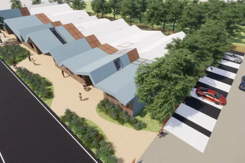 Rendering nuovo asilo nido il Girotondo