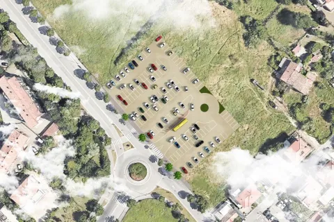 parcheggio in via giuliani