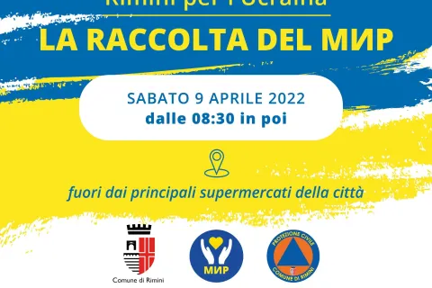 seconda raccolta alimentare a favore della comunità ucraina riminese