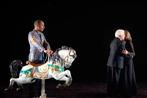 Pagliai e Gassman in "Romeo e Giulietta"