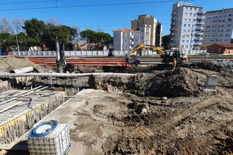 Lavori al sottopasso della stazione