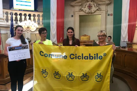 Premiazione Rimini comune ciclabile