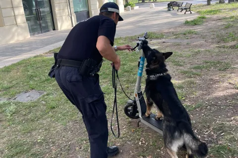 controlli antidroga nei parchi