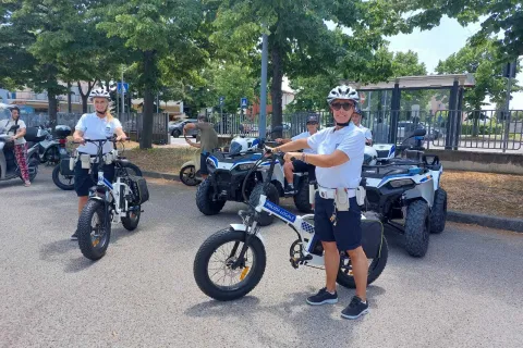nuove e-bike polizia locale