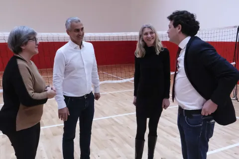 Inaugurata la nuova palestra della scuola Montessori