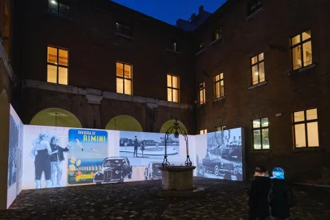 videoproiezione immersiva "Rimini, cos'è"