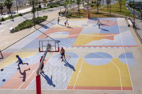 Basket al Parco del Mare
