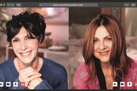 Maria Amelia Monti e Marina Massironi in ‘Il marito invisibile’