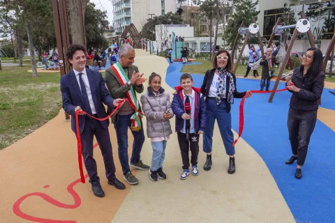 Inaugurazione della “Foresta del mare”, nuova area giochi inclusiva nel tratto 1 del Parco del Mare