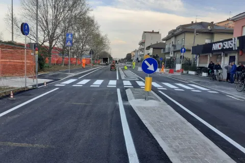 riapertura Via Coriano