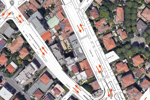 viabilità rotatoria bigno