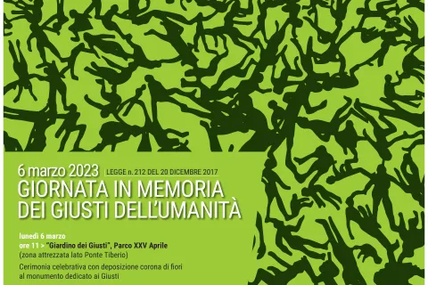 “Giornata in memoria dei Giusti dell’umanità”