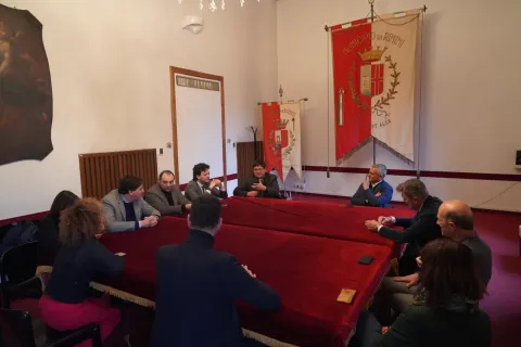 Vescovo Monsignor Nicolò Anselmi e Giunta