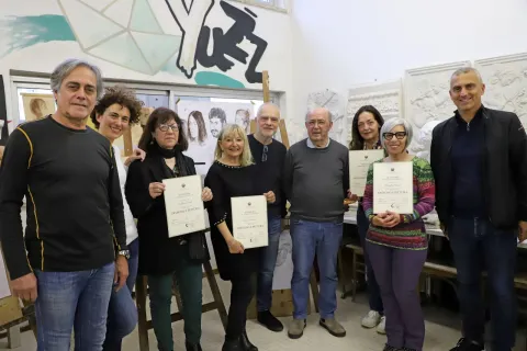  scuola di pittura Umberto Folli di Miramare