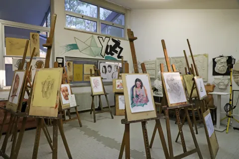  scuola di pittura Umberto Folli di Miramare