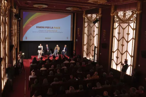  lectio magistralis “Rimini per la pace” dello storico Andrea Riccardi 