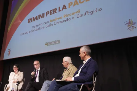  lectio magistralis “Rimini per la pace” dello storico Andrea Riccardi 
