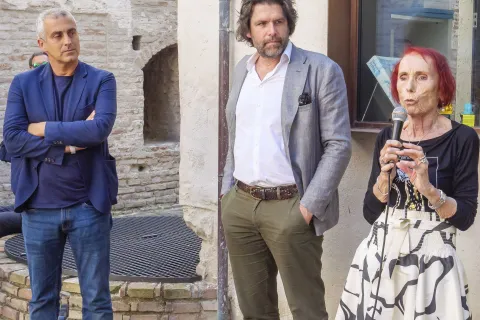 Inaugurazione Rimini Revisited - Oltre il mare. Marco Pesaresi