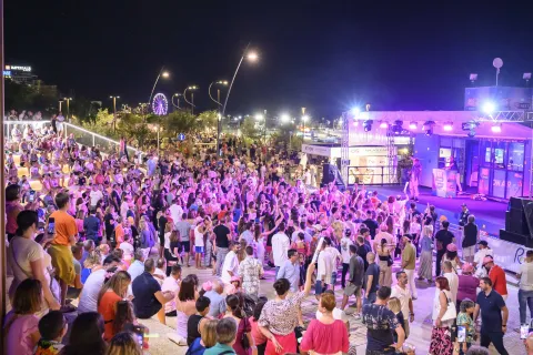 notte rosa palco rds