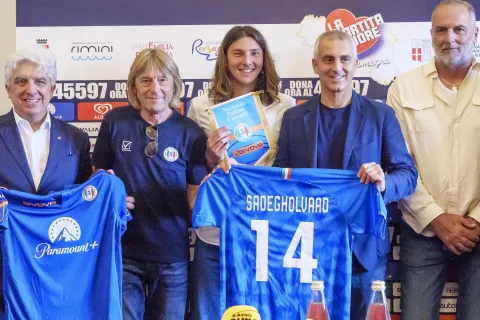 conferenza stampa partita del cuore 2023