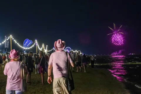 notte rosa fuochi artificiali