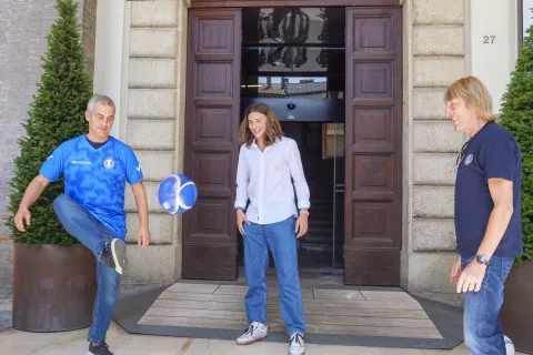 conferenza stampa partita del cuore 2023