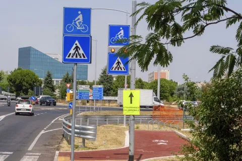 sottopasso realizzato tra Via Flaminia Conca, Statele 16 e