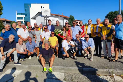 inaugurazione rotatoria elio ghelfi